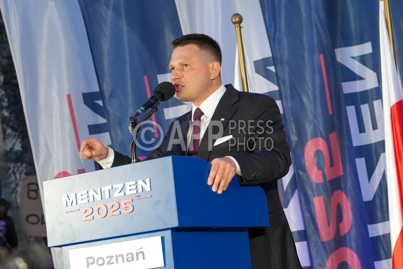 Wiec wyborczy Slawomira Mentzena