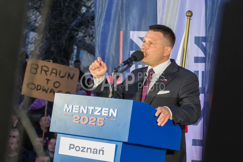 Wiec wyborczy Slawomira Mentzena