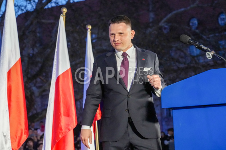 Wiec wyborczy Slawomira Mentzena