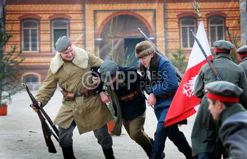 OBCHODY 91 ROCZNICY POWSTANIA WIELKOPOLSKIEGO INZCENIZACJA WALK