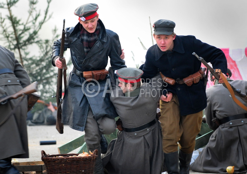 OBCHODY 91 ROCZNICY POWSTANIA WIELKOPOLSKIEGO INZCENIZACJA WALK
