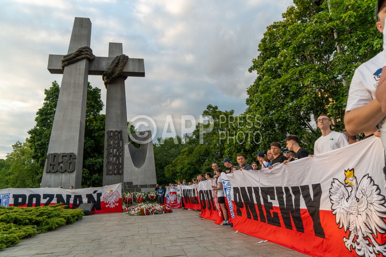 Kibice Lecha uczcili Czerwiec 56