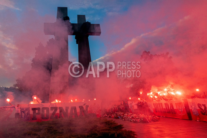 Kibice Lecha uczcili Czerwiec 56