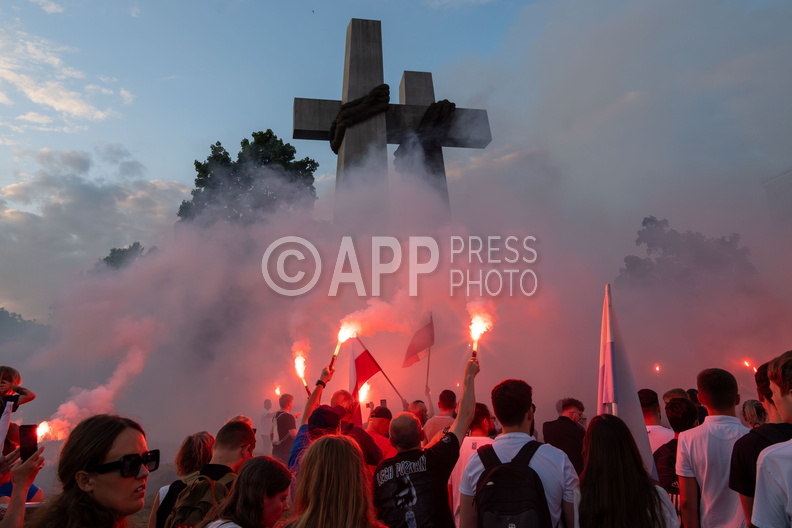 Kibice Lecha uczcili Czerwiec 56