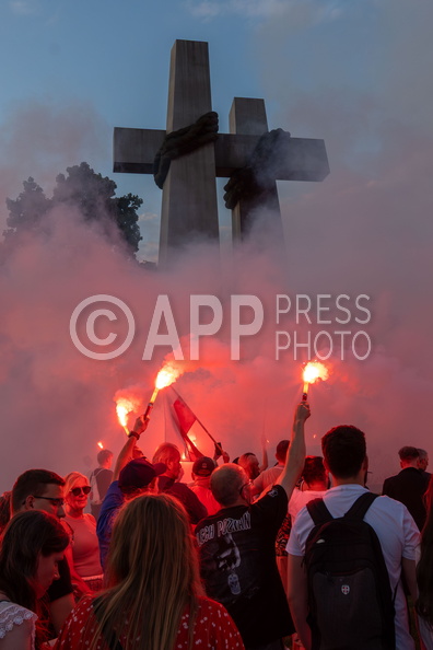 Kibice Lecha uczcili Czerwiec 56