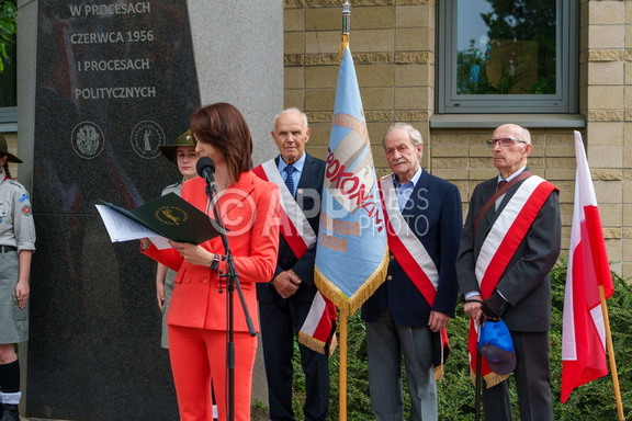 Uczcili pamiec adwokatow Poznanskiego Czerwca 1956