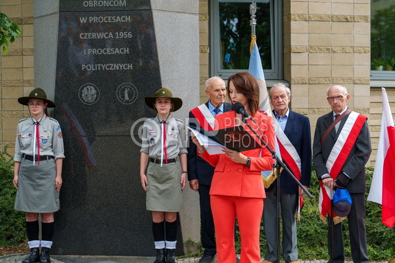Uczcili pamiec adwokatow Poznanskiego Czerwca 1956