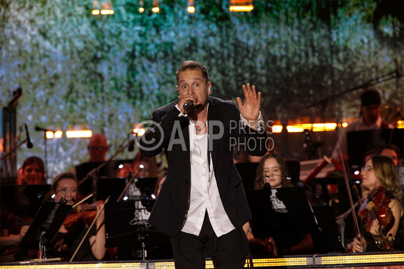 Krzysztof Zalewski podczas koncertu Za milosc! Malta Festival 20
