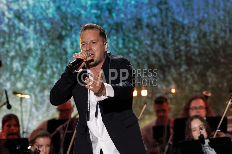 Krzysztof Zalewski podczas koncertu Za milosc! Malta Festival 20
